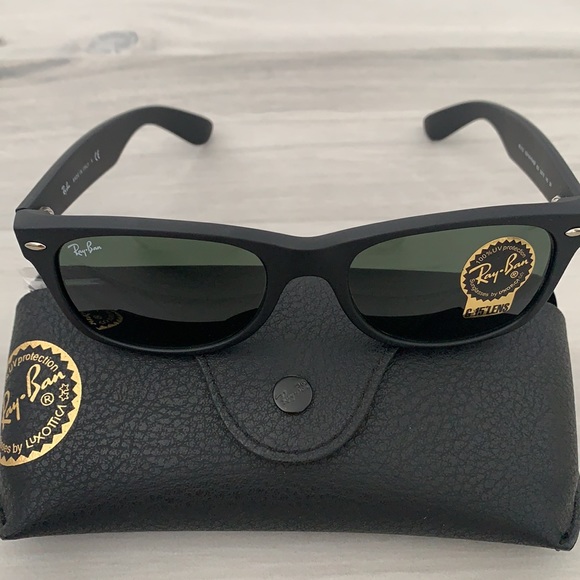 Brand New Ray-Ban New Wayfarer Black Matt - Picture 5 of 6